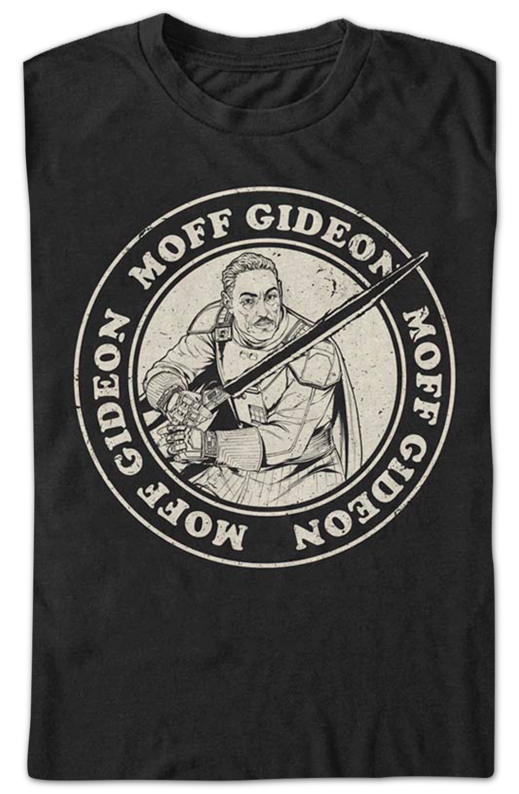 Mandalorian Distressed Moff Gideon Star Wars T-Shirt product image 2