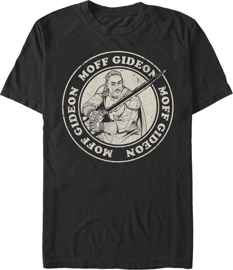 Mandalorian Distressed Moff Gideon Star Wars T-Shirt product image 1