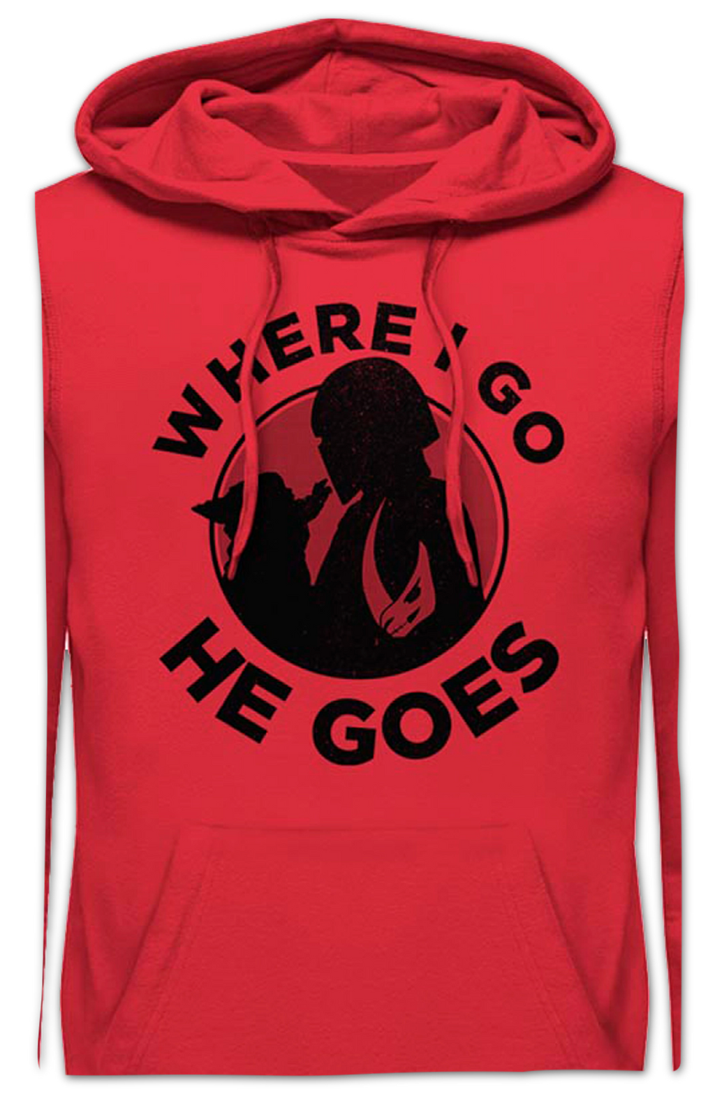 Mandalorian Where I Go He Goes Star Wars Hoodie product image 2