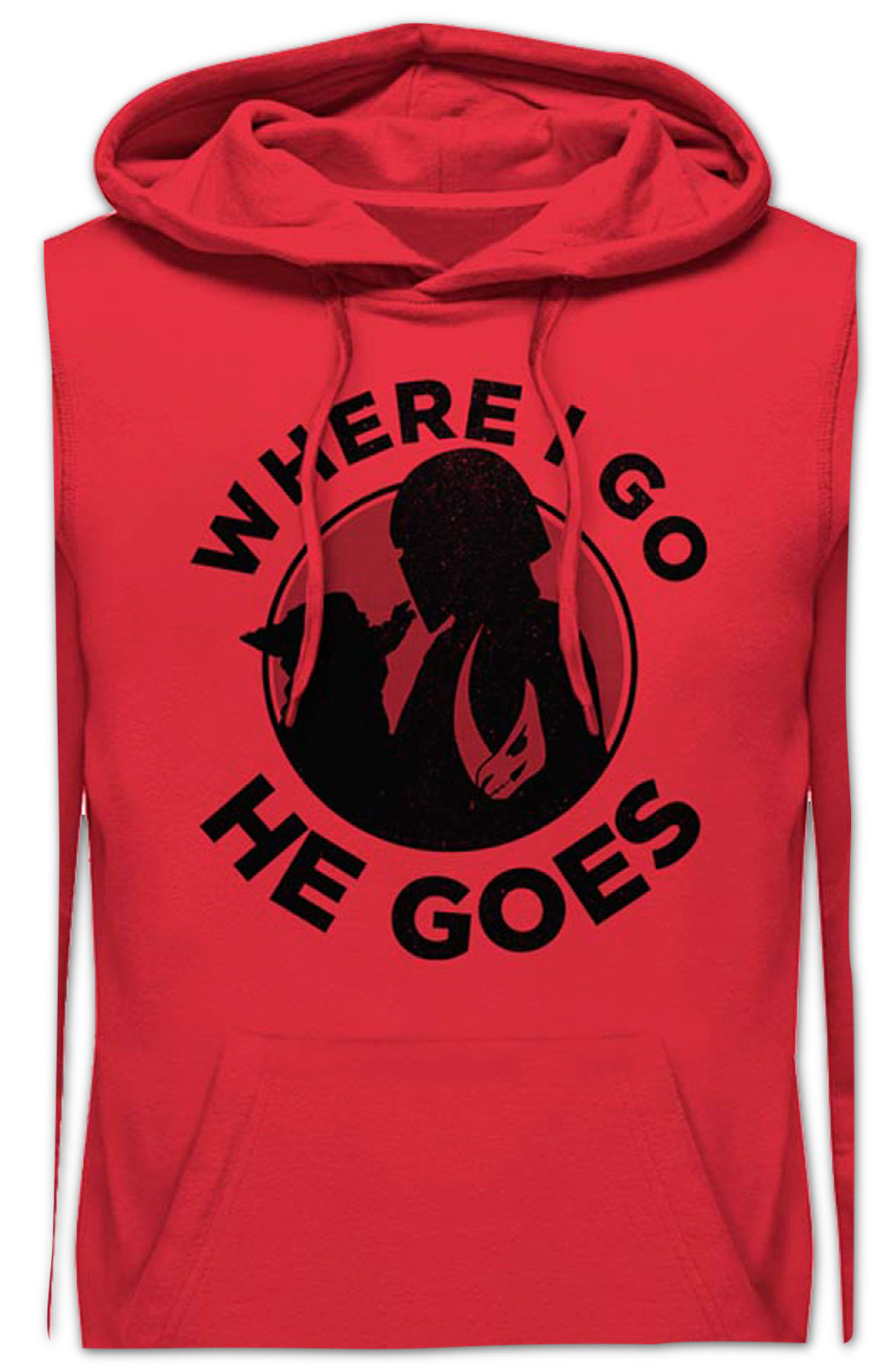 Mandalorian Where I Go He Goes Star Wars Hoodie product image 2