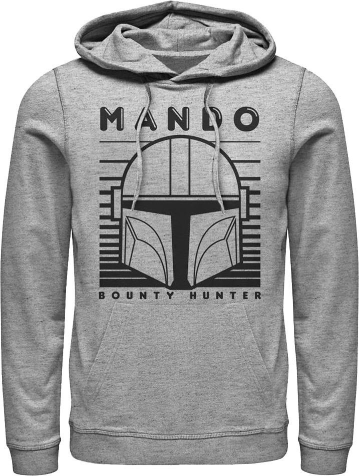 Mando Helmet The Mandalorian Star Wars Hoodie product image 1