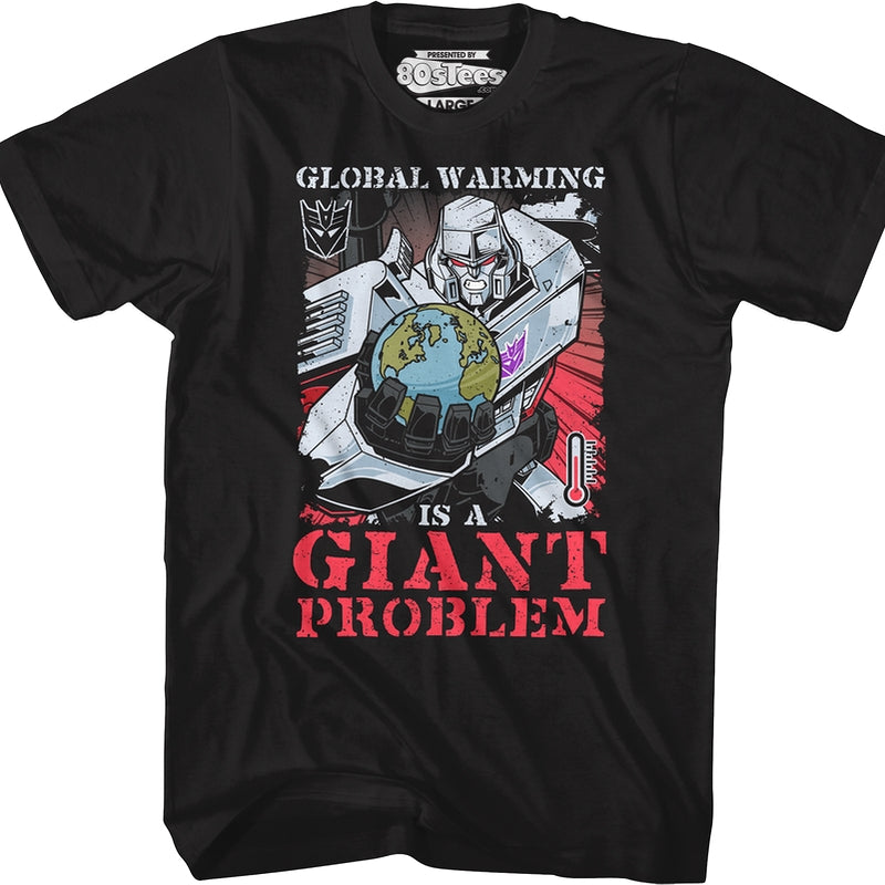 Megatron Global Warming Transformers T-Shirt product image 1
