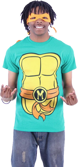 Michelangelo Costume Teenage Mutant Ninja Turtles T-Shirt product image 1