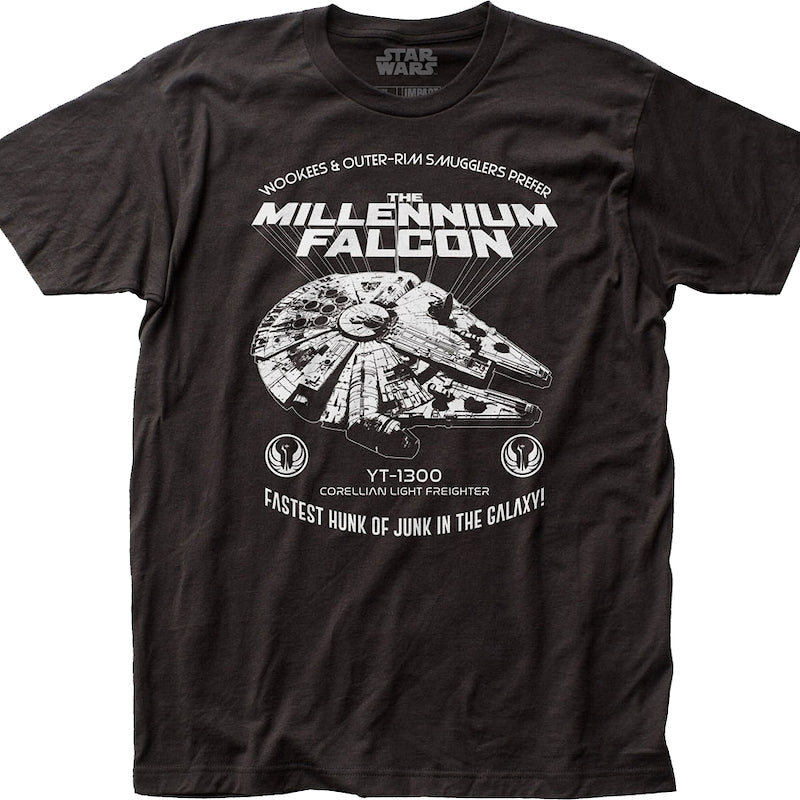 Millennium Falcon Hunk Of Junk Star Wars T-Shirt product image 1