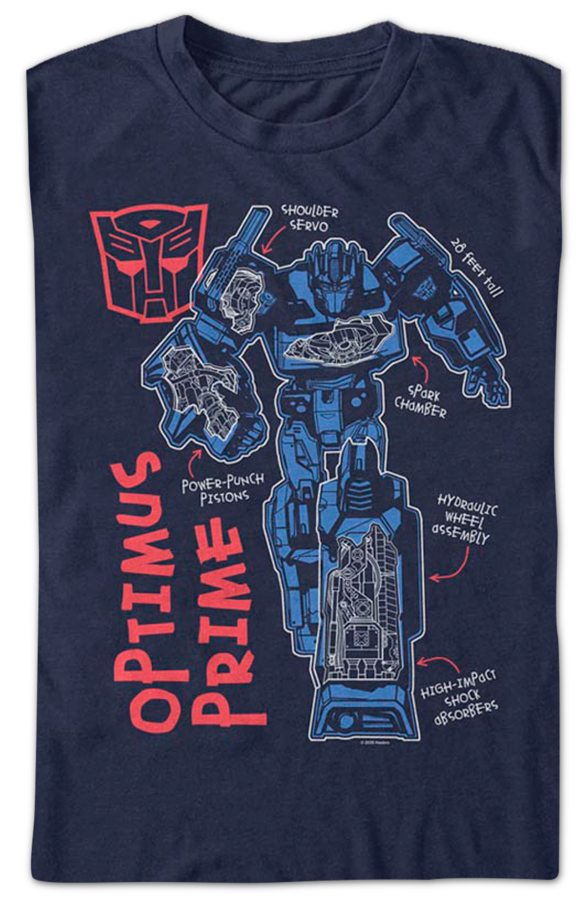 Optimus Prime Autobot Attributes Transformers T-Shirt product image 2