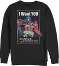 Optimus Prime I Want You Poster Transformers Sweatshirt