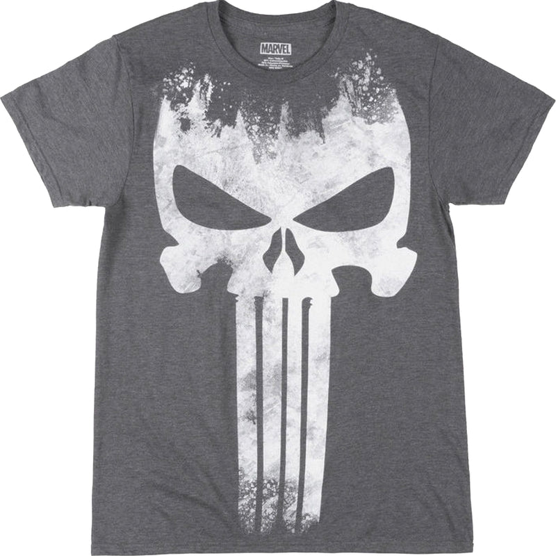 Punisher Faded Logo Marvel Comics T-Shirt product image 1