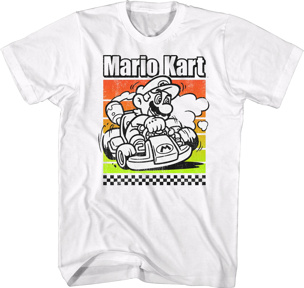 Race Track Mario Kart T-Shirt product image 1