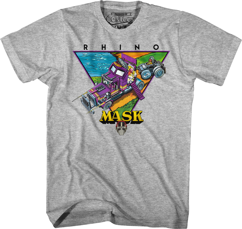Retro Rhino MASK T-Shirt product image 1