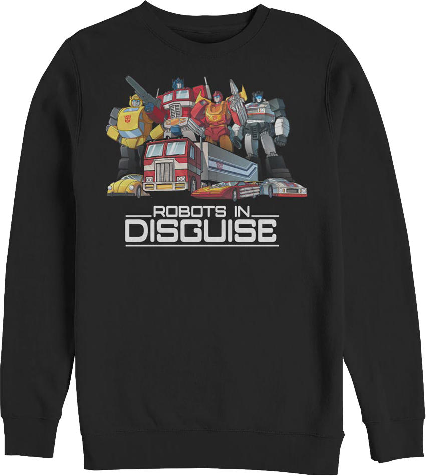 Robots In Disguise Transformers Sweatshirt product image 1