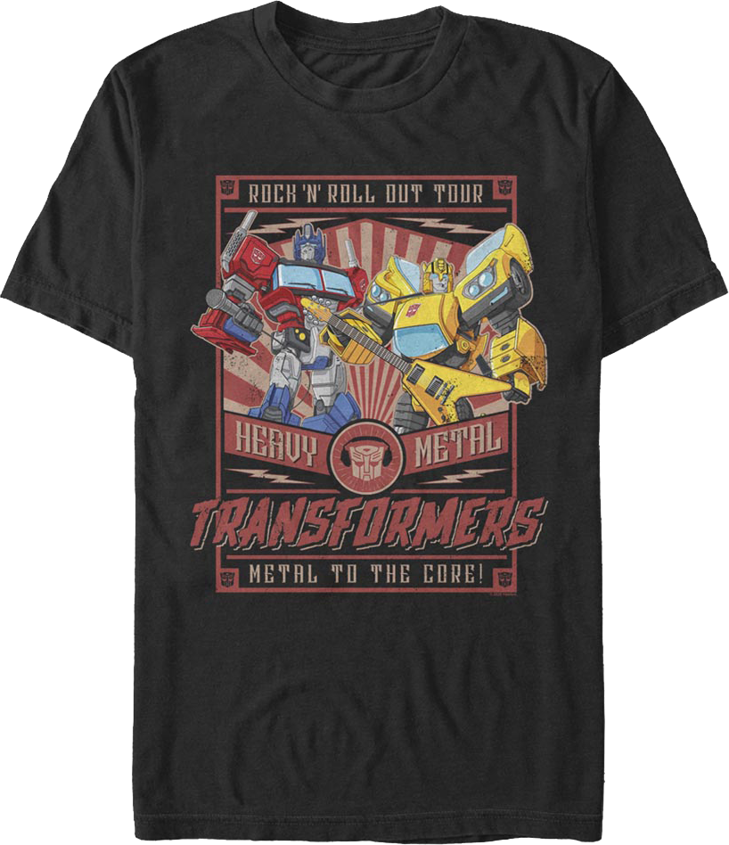 Rock 'N' Roll Out Tour Transformers T-Shirt product image 1