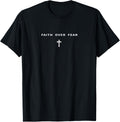 Men's "Faith Over Fear" Inspirational Graphic T-Shirt product image 1