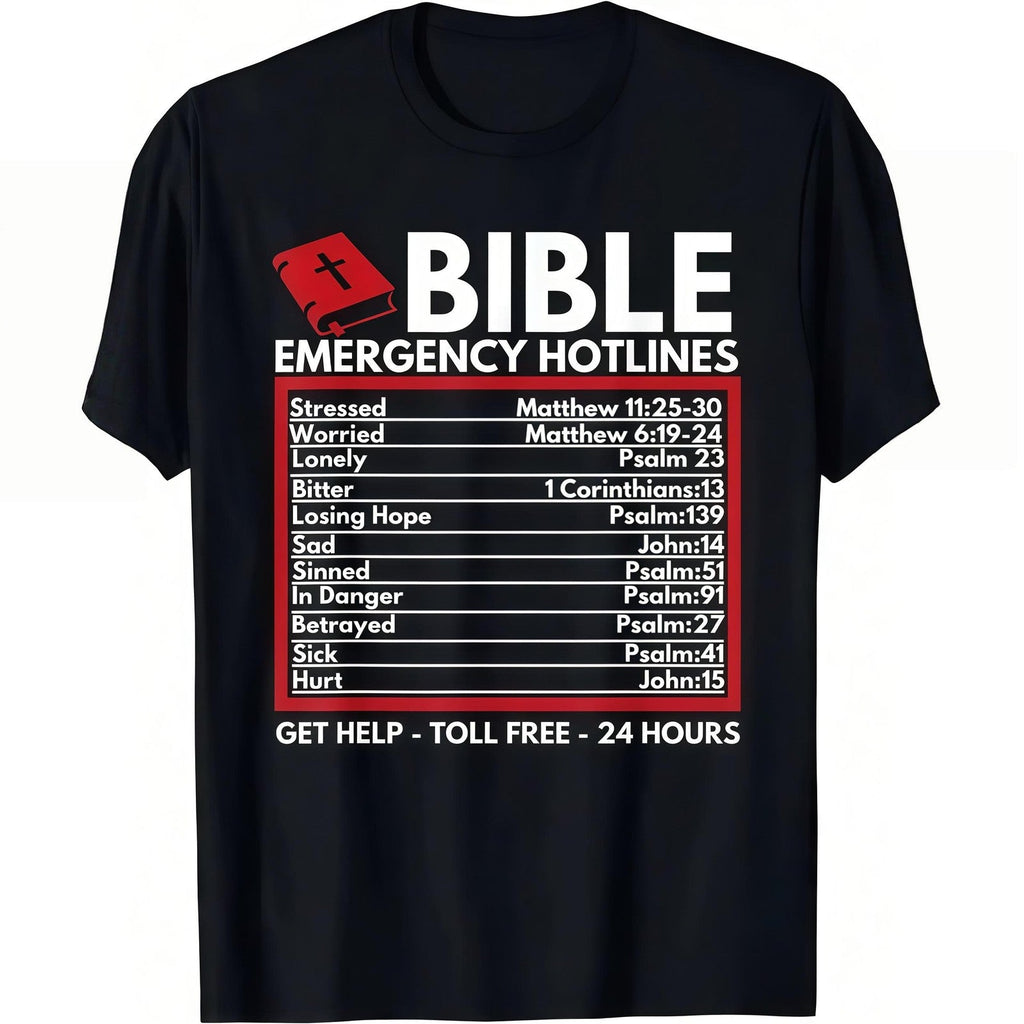 Bible Emergency Hotlines - Funny Christian and Jesus Unisex product image 1