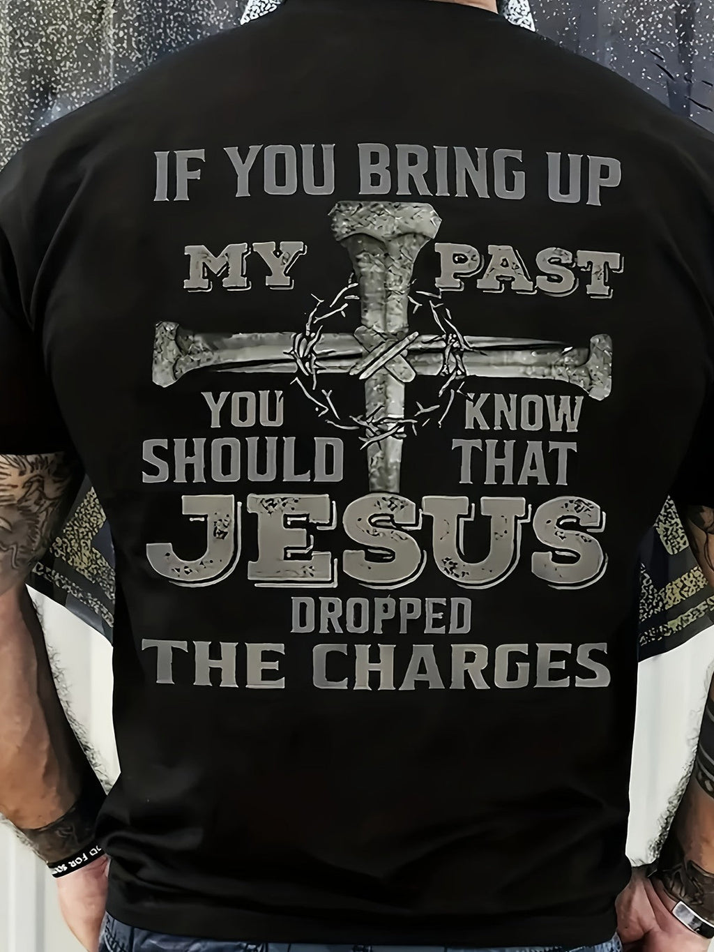 Men's "Charges Dropped" Attitude Graphic T-Shirt Funny product image 8