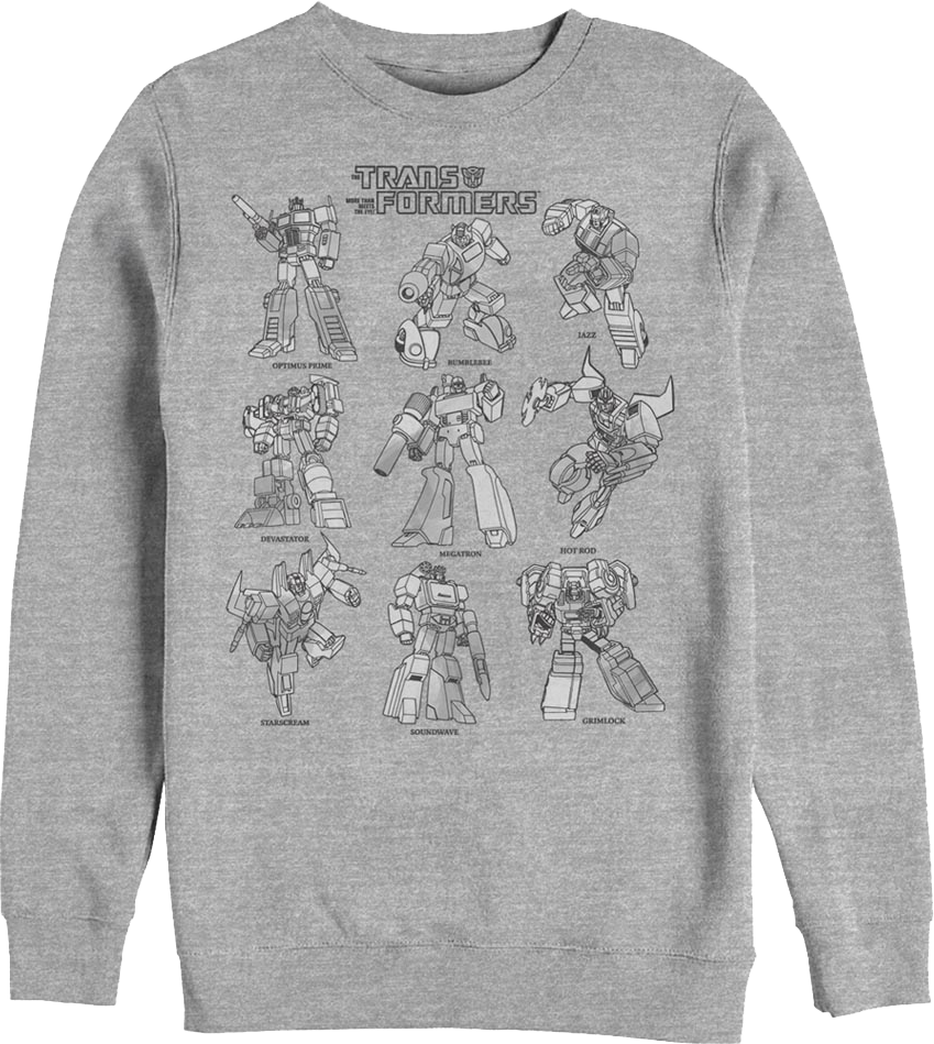 Sketches Transformers Sweatshirt product image 1