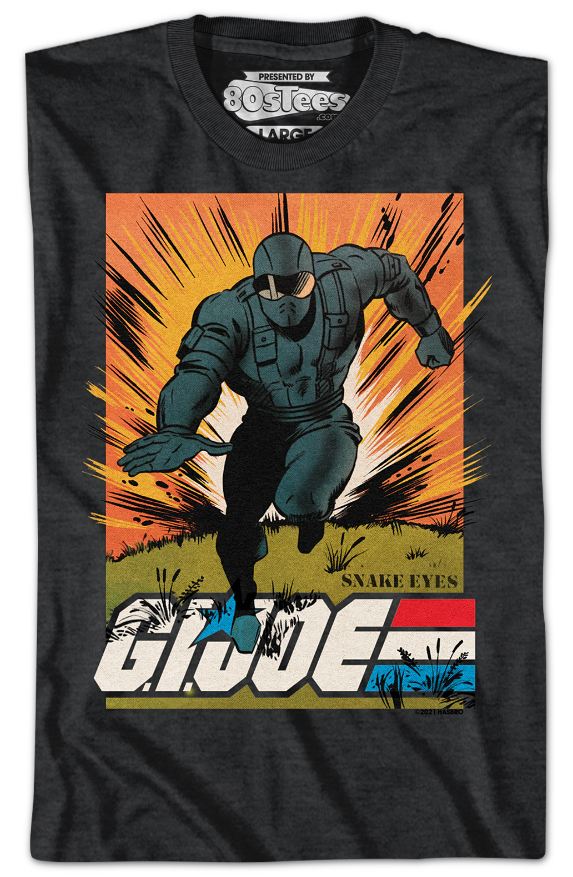 Snake Eyes Escape GI Joe T-Shirt product image 2