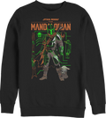 The Mandalorian And Child Outlines Star Wars Sweatshirt product image 1