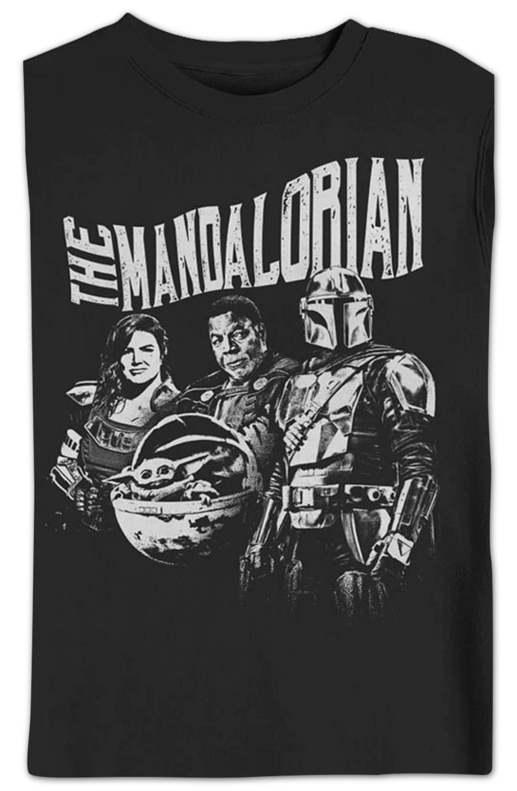 The Mandalorian Black And White Star Wars Sweatshirt product image 2
