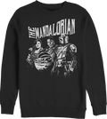 The Mandalorian Black And White Star Wars Sweatshirt product image 1