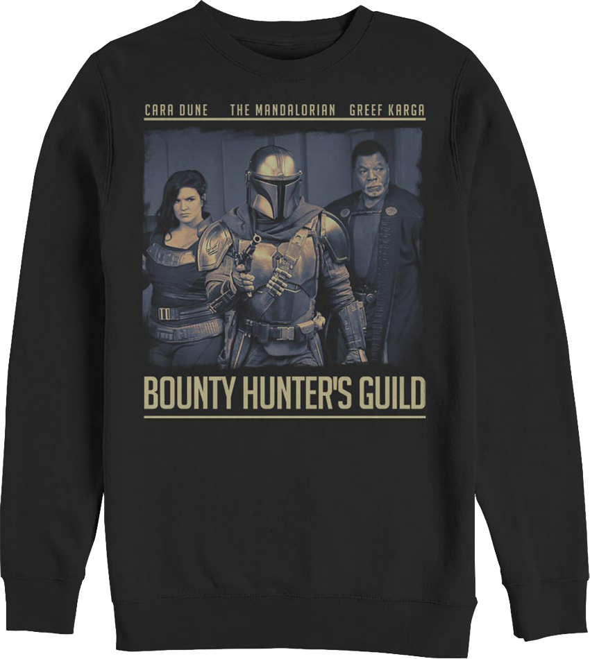 The Mandalorian Bounty Hunter's Guild Star Wars Sweatshirt product image 1