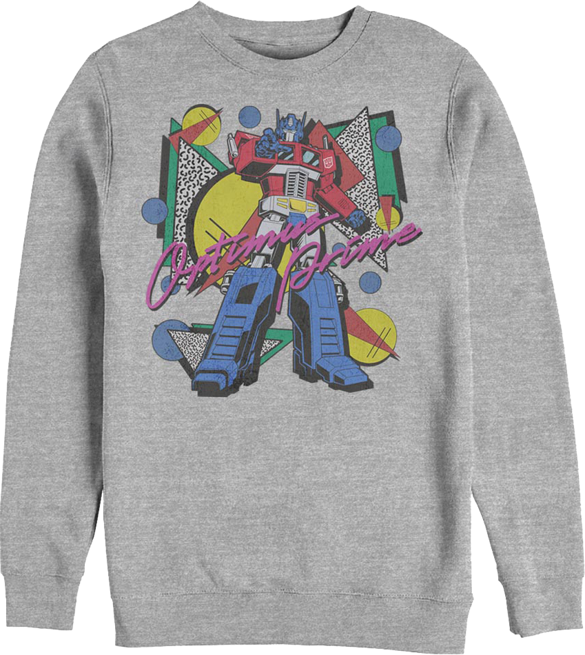 Totally Rad Optimus Prime Transformers Sweatshirt product image 1