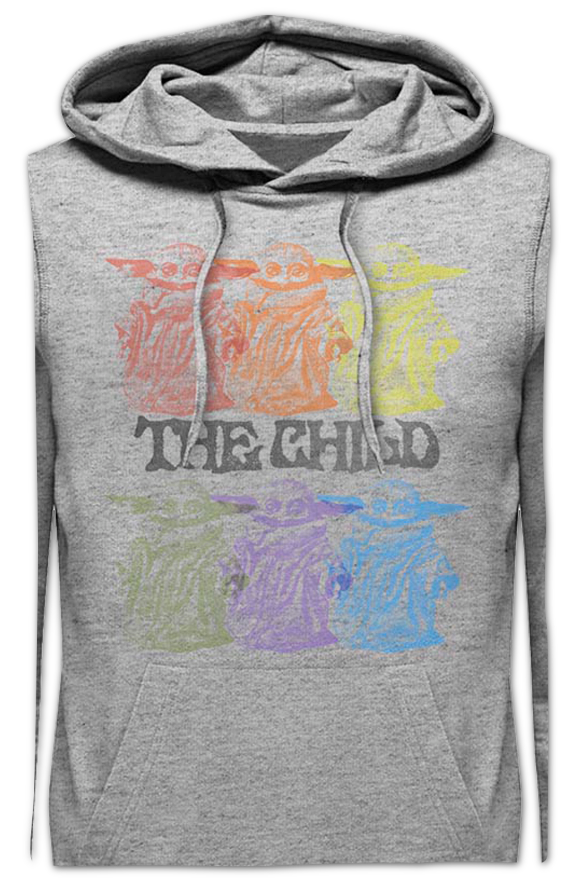 Vintage Colorful Child The Mandalorian Star Wars Hoodie product image 2