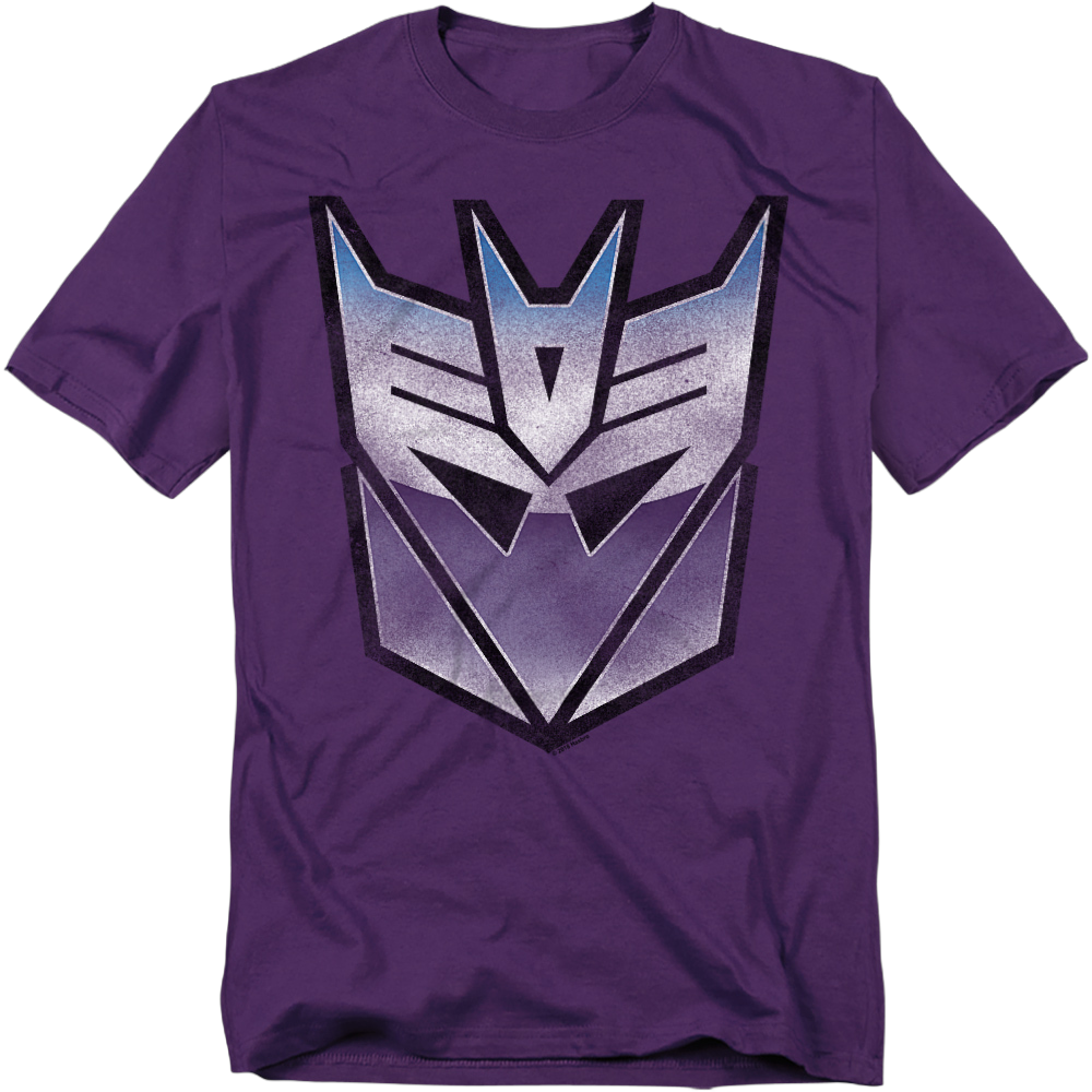 Vintage Purple Decepticons Logo Transformers T-Shirt product image 1