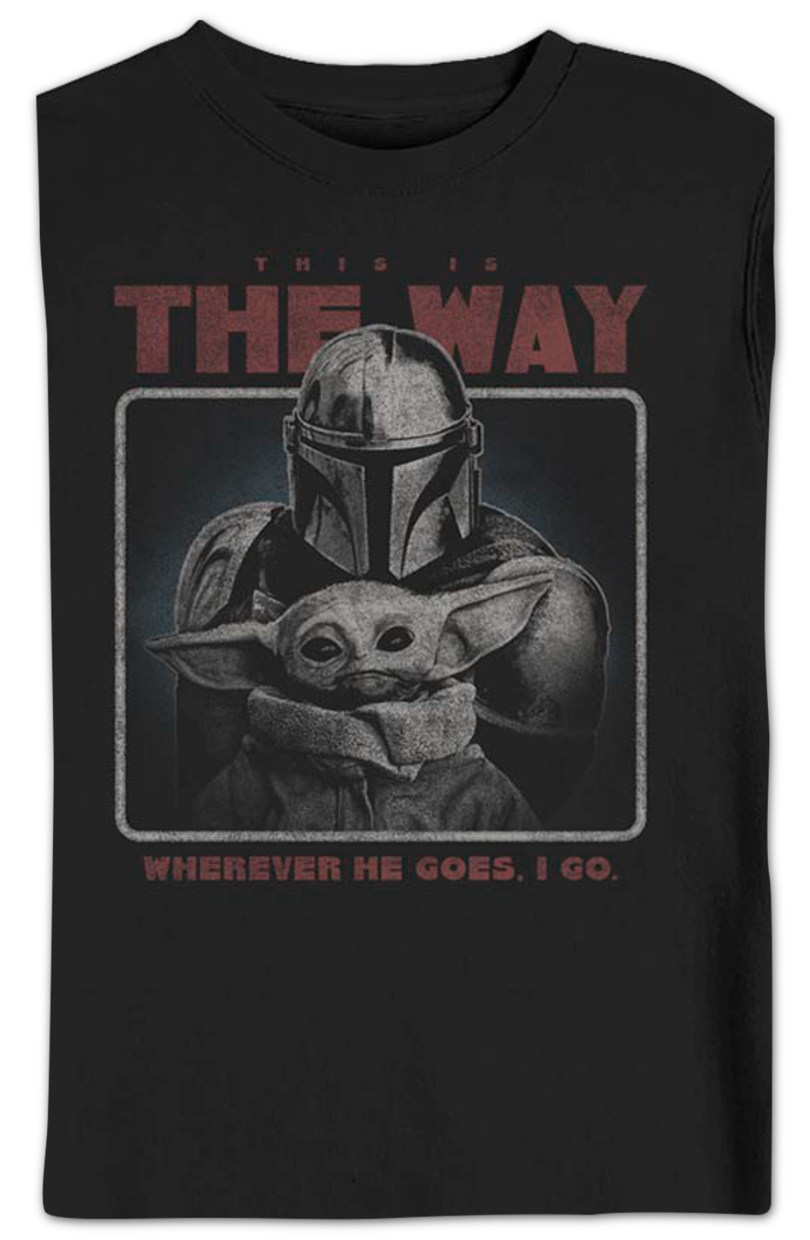 Wherever He Goes I Go The Mandalorian Star Wars Sweatshirt product image 2
