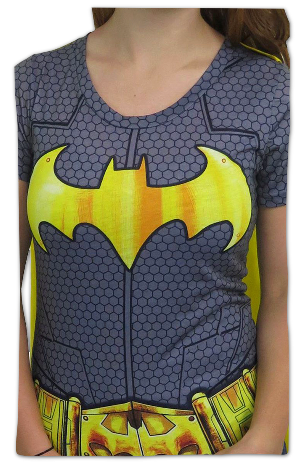 Womens DC Comics Batgirl Caped Costume Shirt product image 2