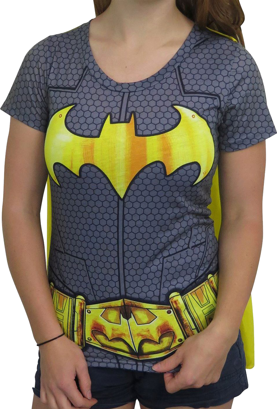 Womens DC Comics Batgirl Caped Costume Shirt product image 1