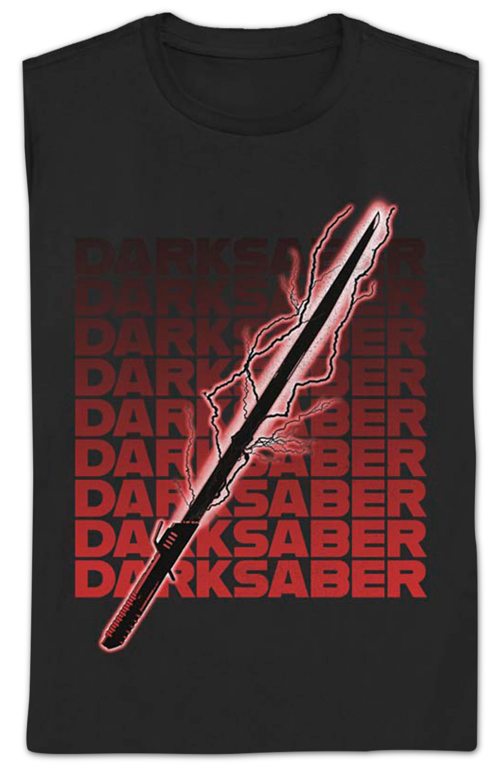 Womens The Mandalorian Electrical Darksaber Star Wars Shirt product image 2