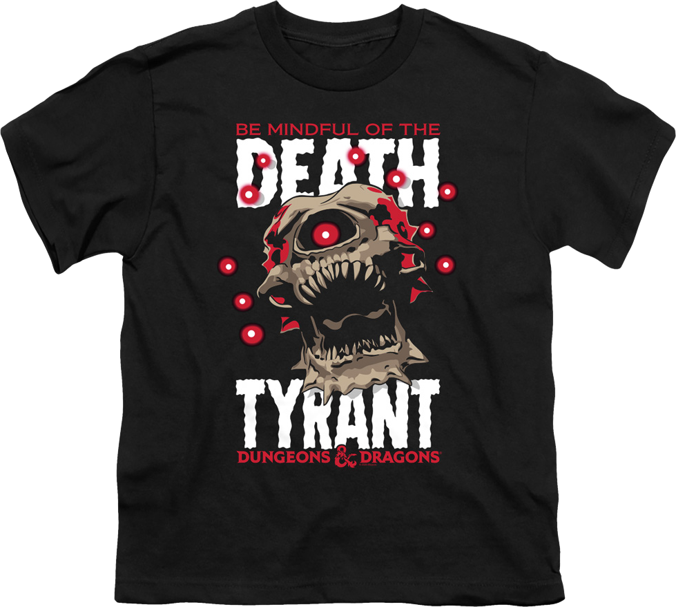 Youth Death Tyrant Dungeons & Dragons Shirt product image 1